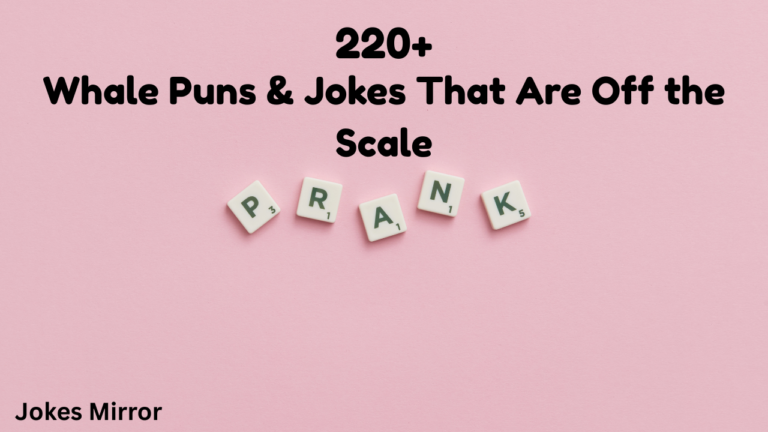 220+ Whale Puns & Jokes That Are Off the Scale