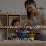 Jokes About "Guess the Baby Food Game Free Printable"