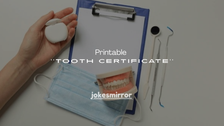 90+ Printable 1st First Tooth Certificate Templates